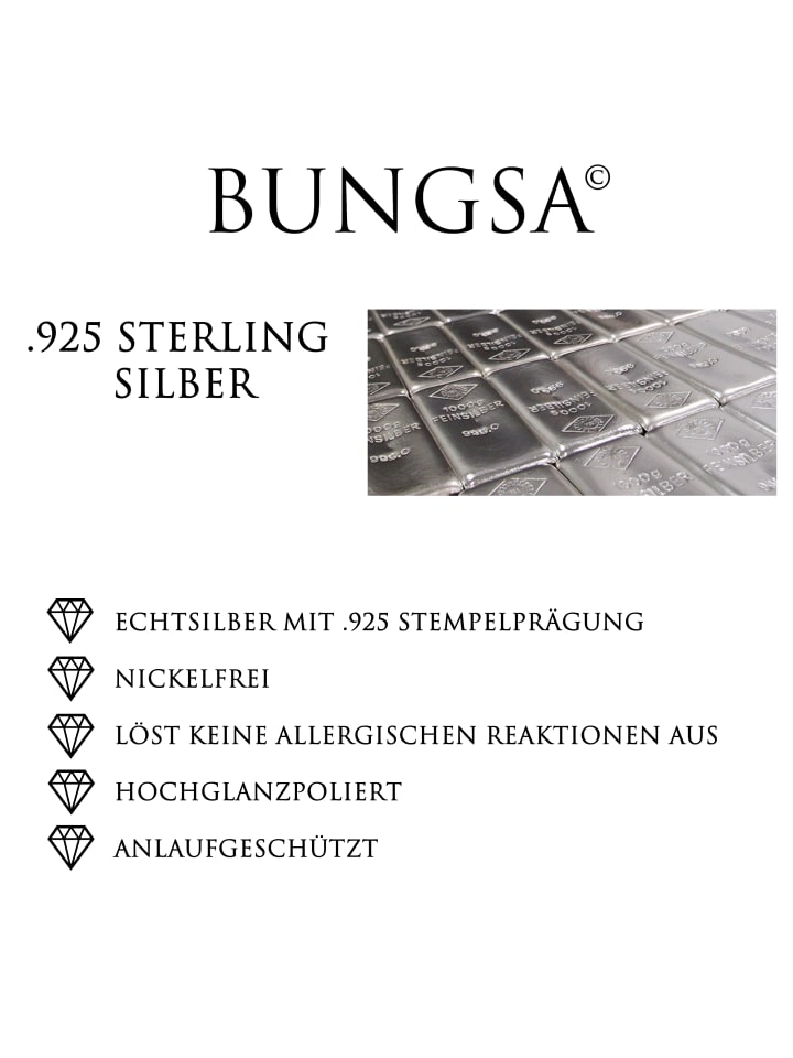 Bungsa Buchstaben-Anhänger in Silber günstig kaufen