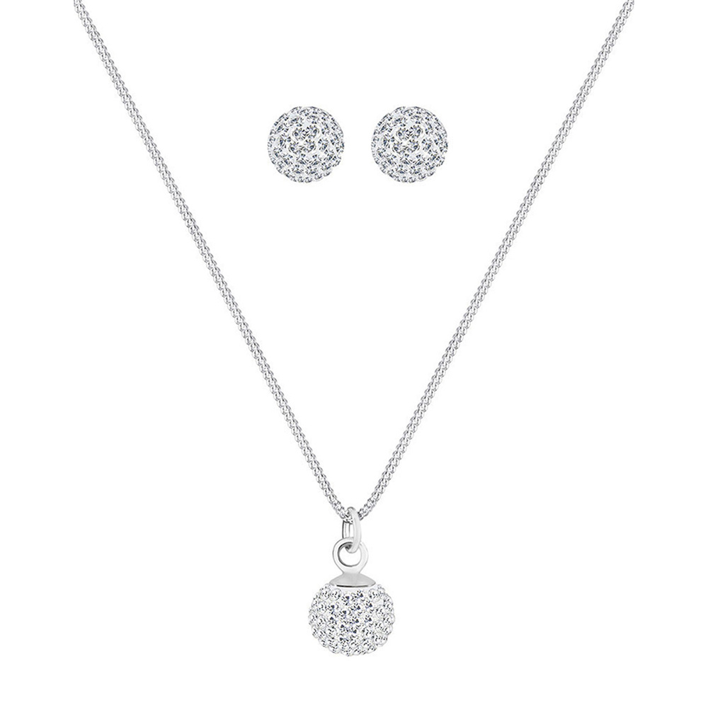 Elli Elli Ensemble de Bijoux Kristalle 925 Silber Bijoux