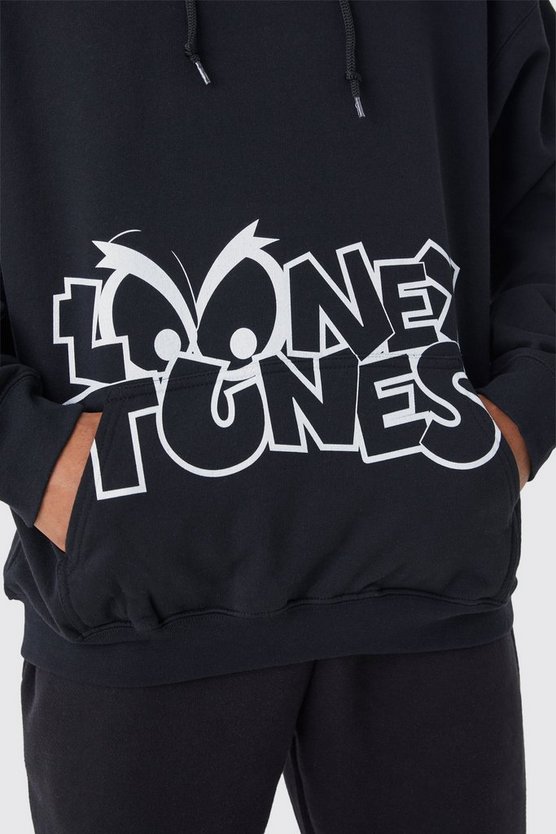 Oversize Hoodie mit lizenziertem Looney Tunes Print
