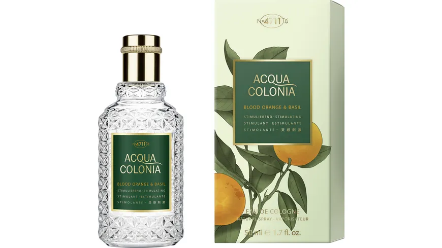 4711 ACQUA COLONIA Blood Orange + Basil Eau de Cologne 50 ml