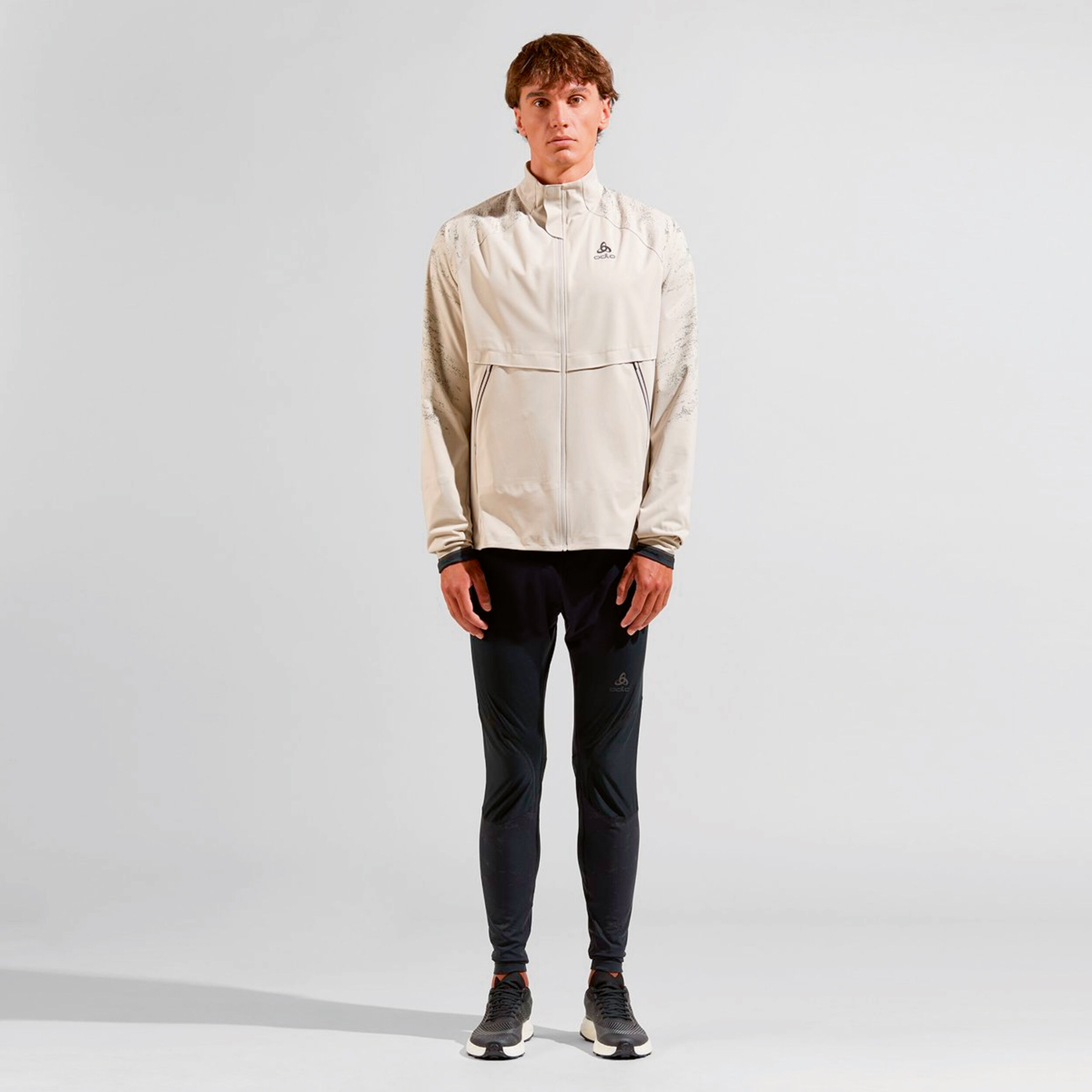 Zeroweight Pro Warm Reflect Laufjacke Herren - Hellgrau