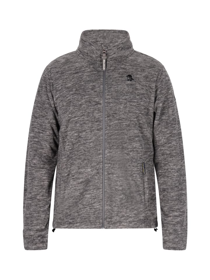 Schmuddelwedda Fleecejacke in Grau Melange günstig kaufen XL
