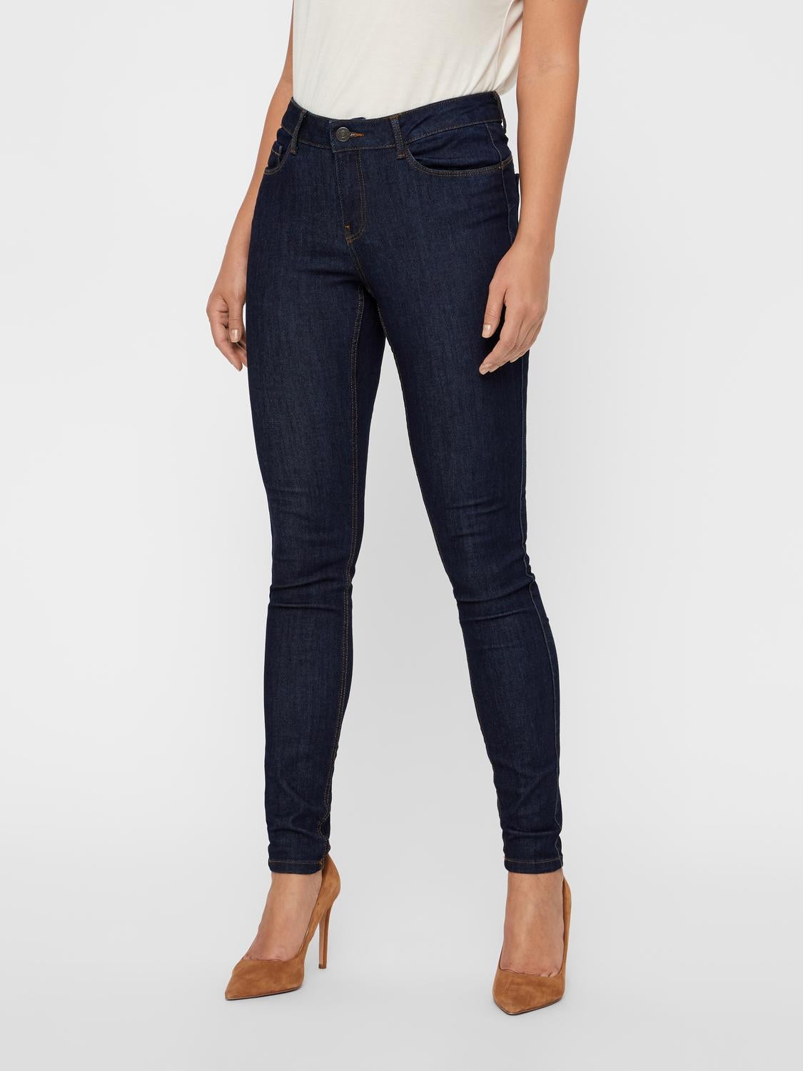 VMSEVEN Mid Rise Slim Fit Jeans