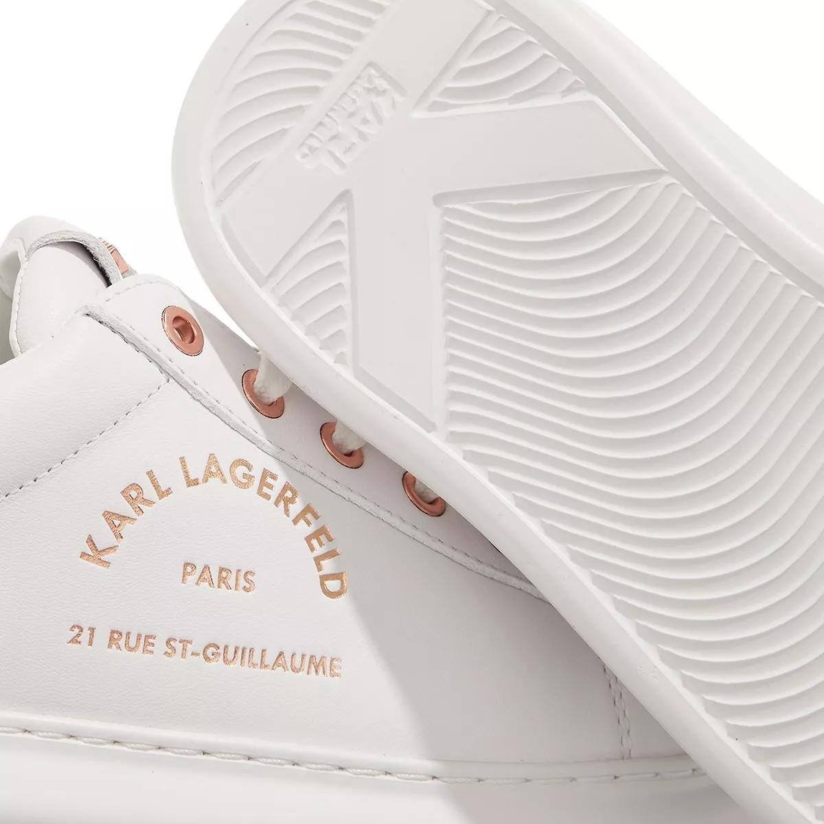 LAGERFELD Freizeit Schnürer weiss Low-Top Sneaker