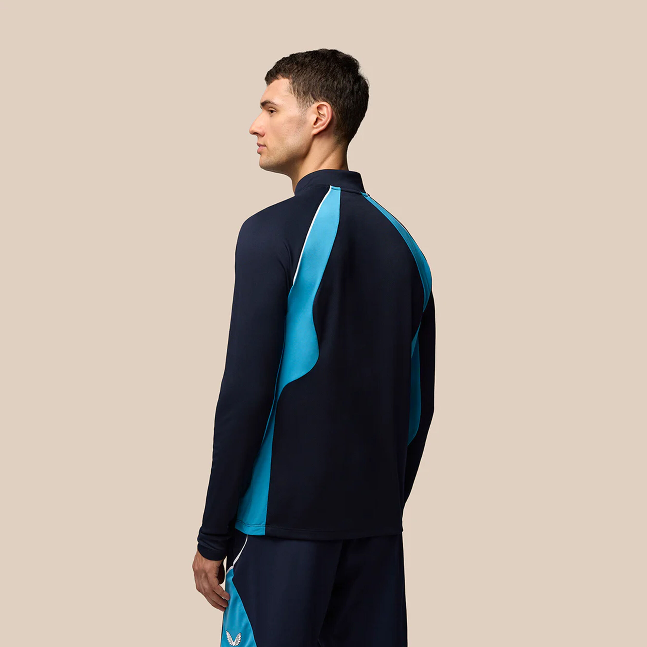 Aeromesh 1/4 Zip Longsleeve Herren - Dunkelblau