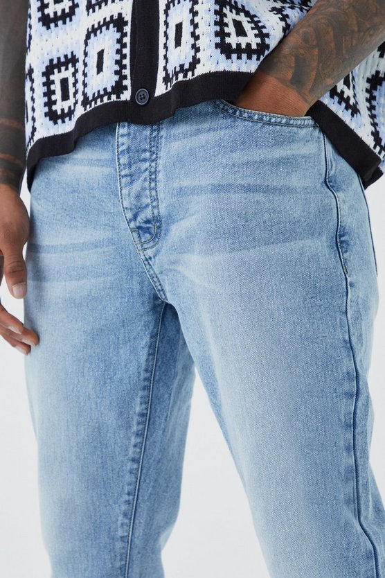 Slim-Fit Schlagjeans