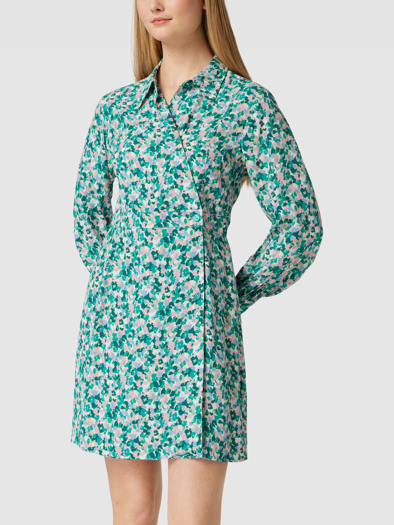 Jumpsuit mit floralem Muster in bottle