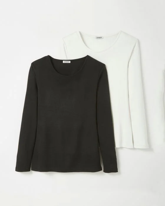 Lot de 2 tee-shirts toucher doux