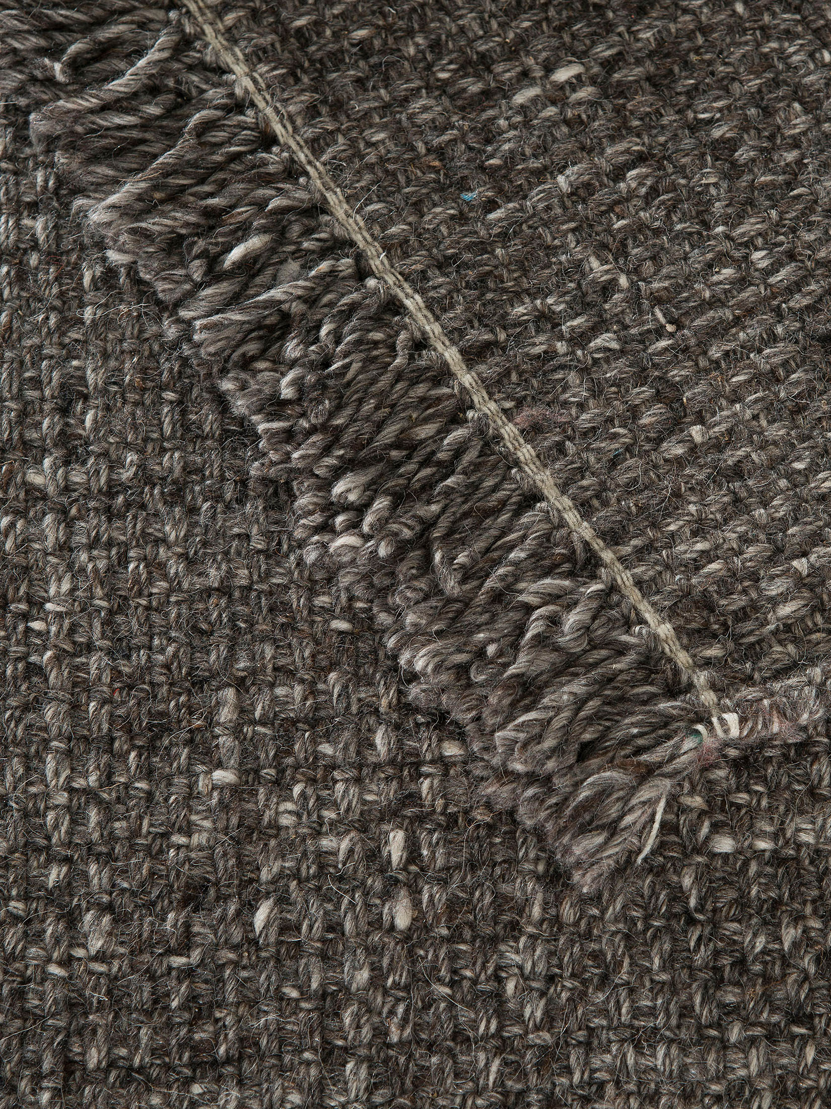 Elmegade Woll-Teppich, Dark Grey