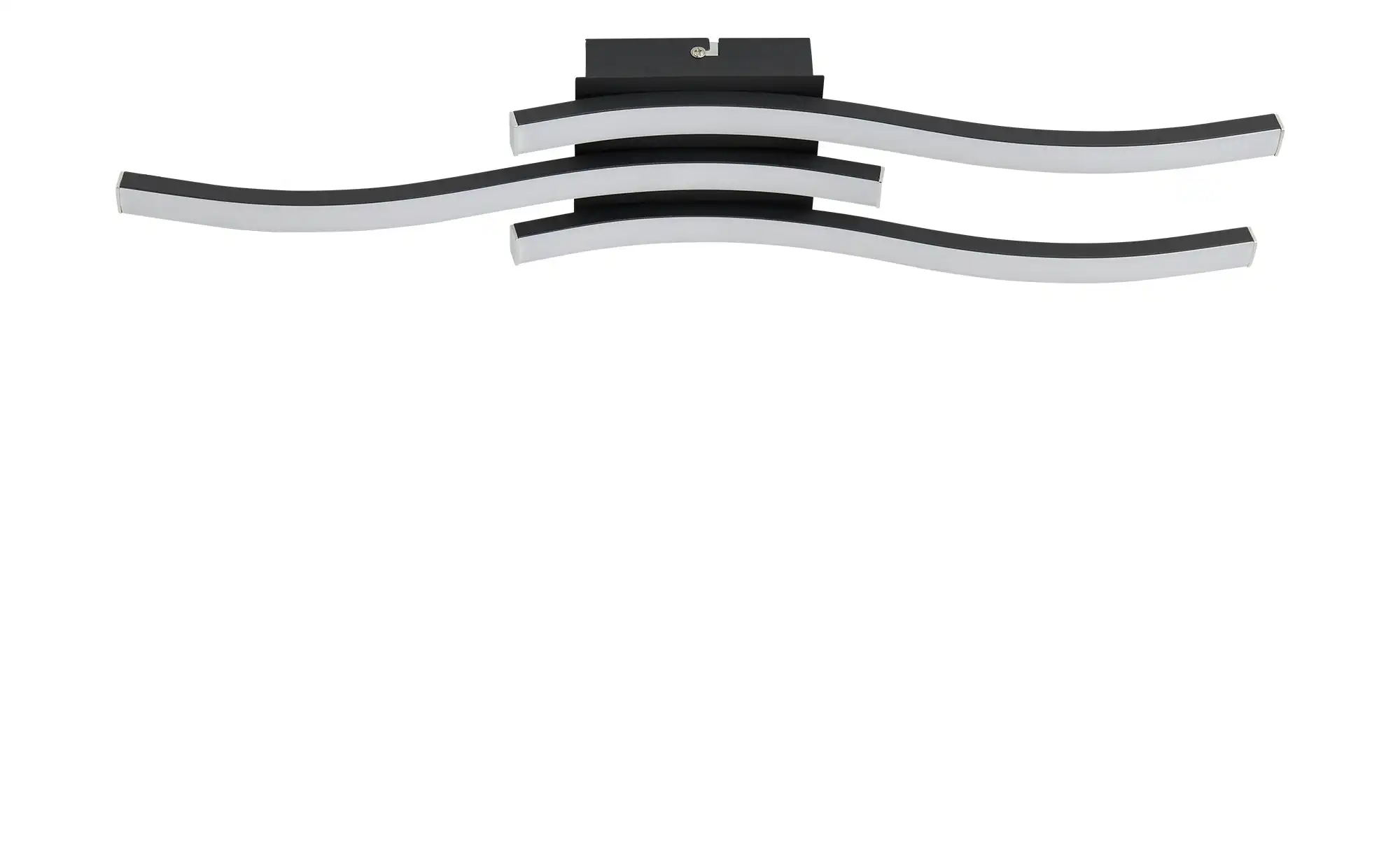Trio LED-Deckenleuchte, 3-flammig, schwarz