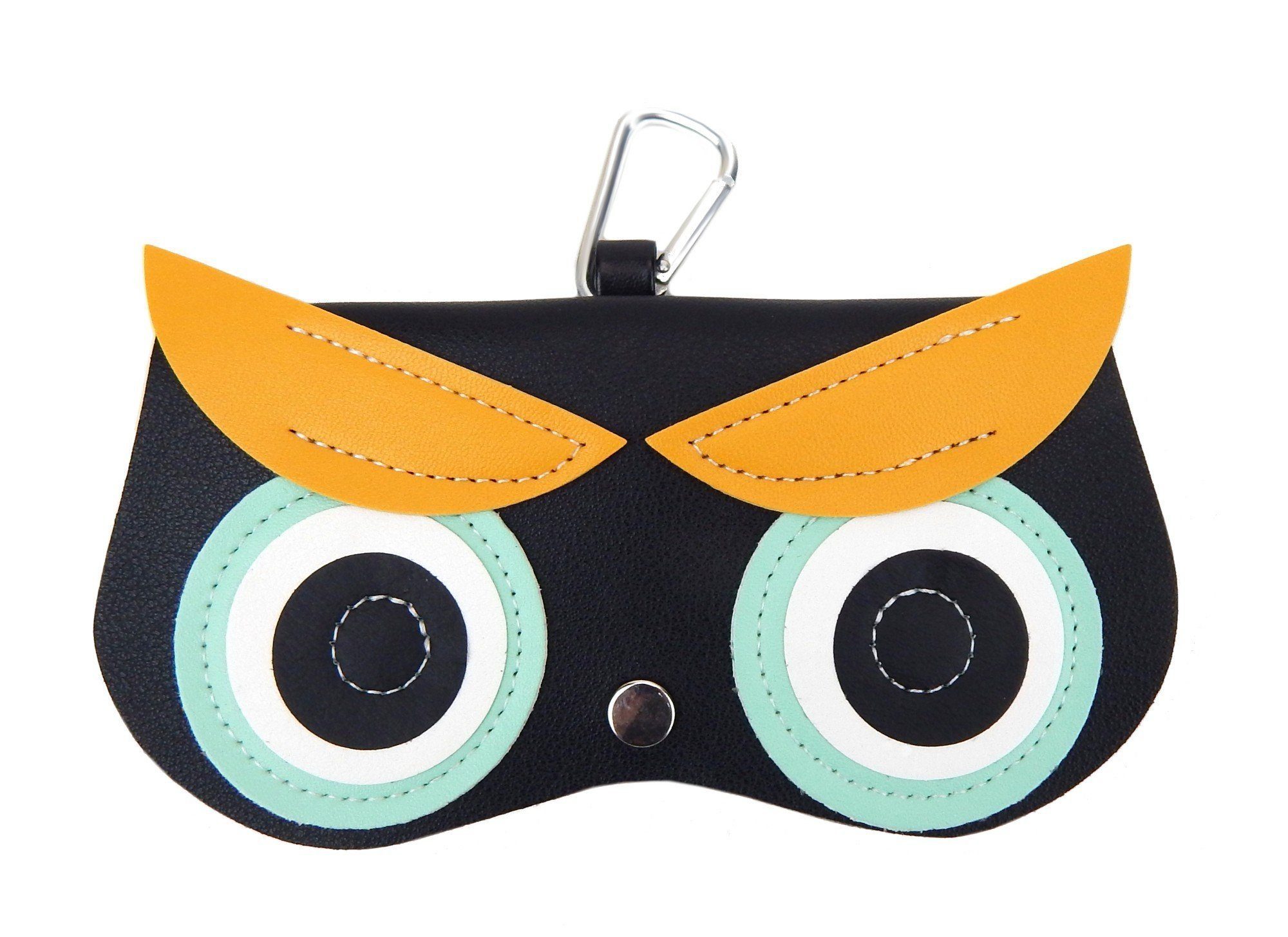 Ella Jonte Brillenetui, Trend Brillenetui für die Tasche oder Gürtel Katzen-Motiv