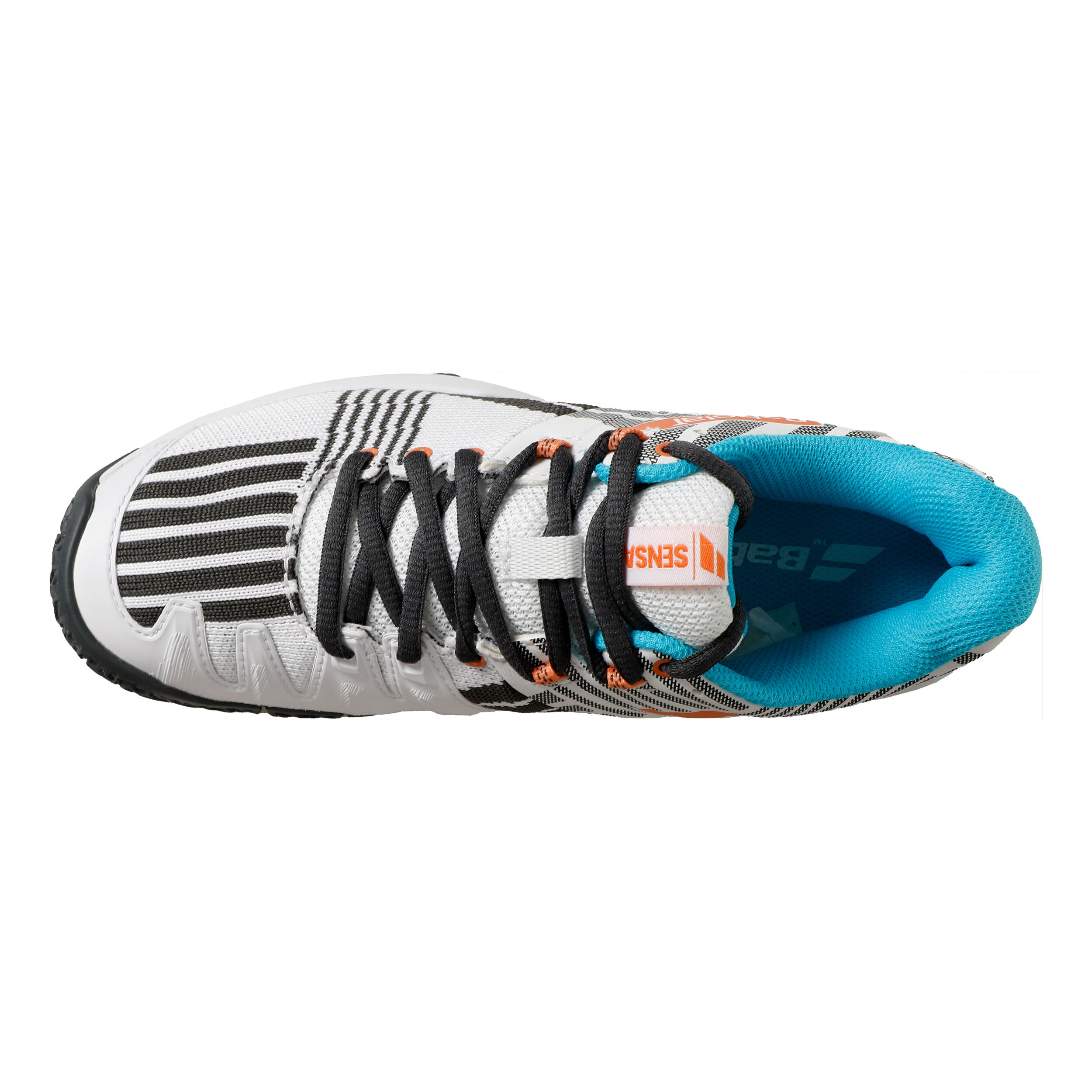 Padelschuh Damen - Weiß, Schwarz