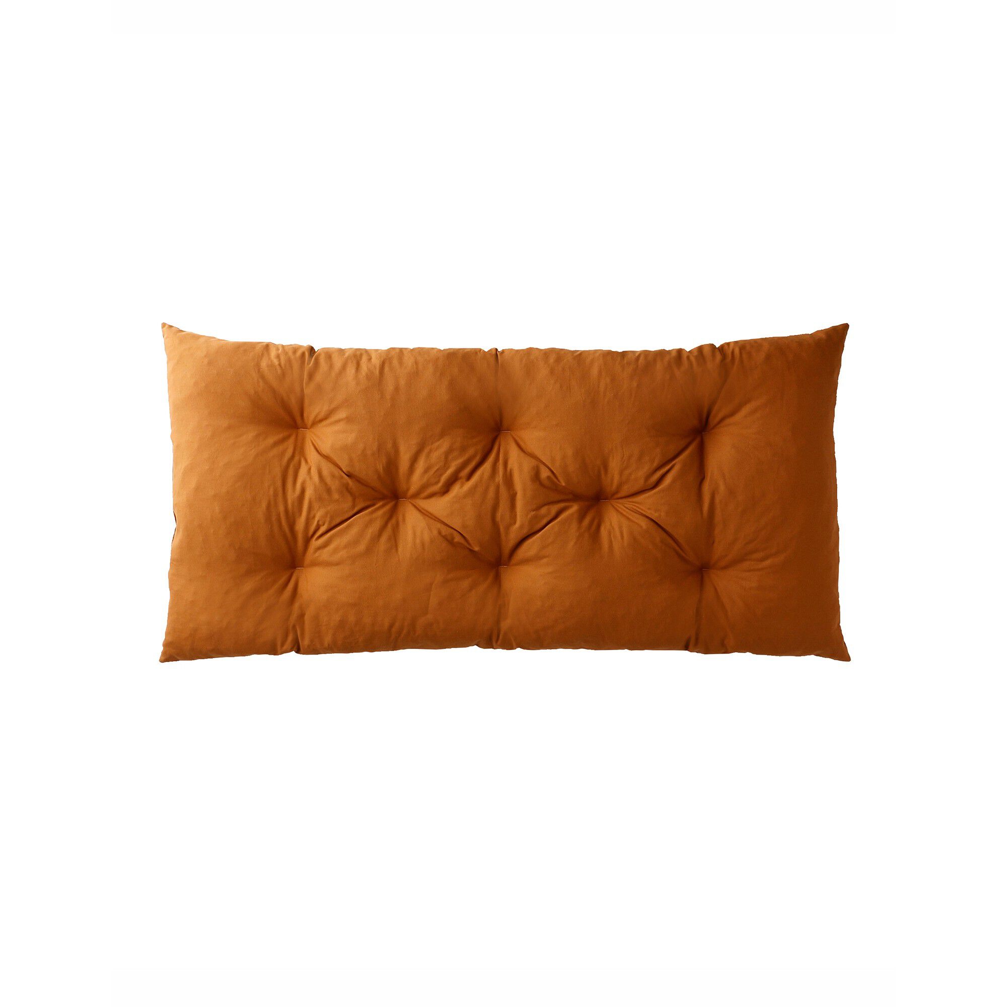 Long coussin de sol uni