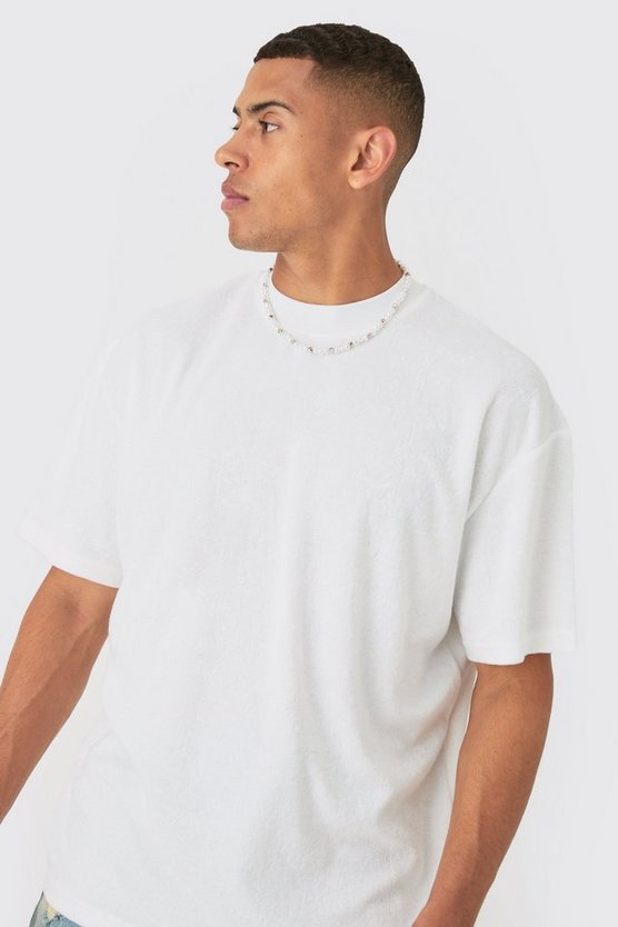 Oversize Frottee T-Shirt