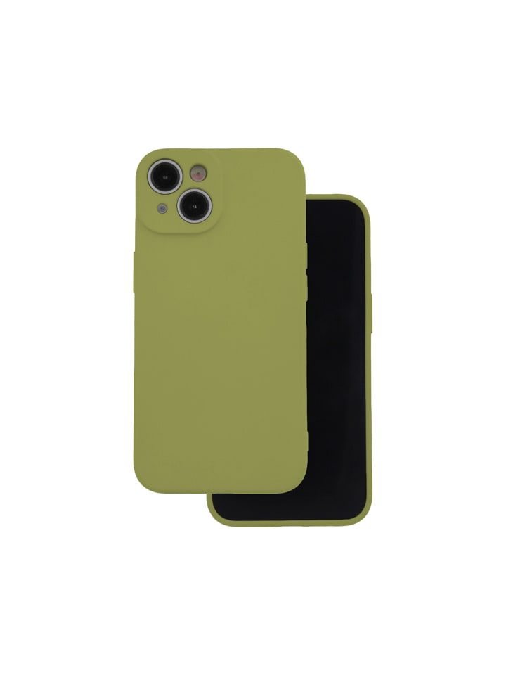 COFI 1453 Silikonhülle mit Kameraschutz kompatibel mit iPhone 16 Olivgrün in Olivgrün günstig kaufen onesize