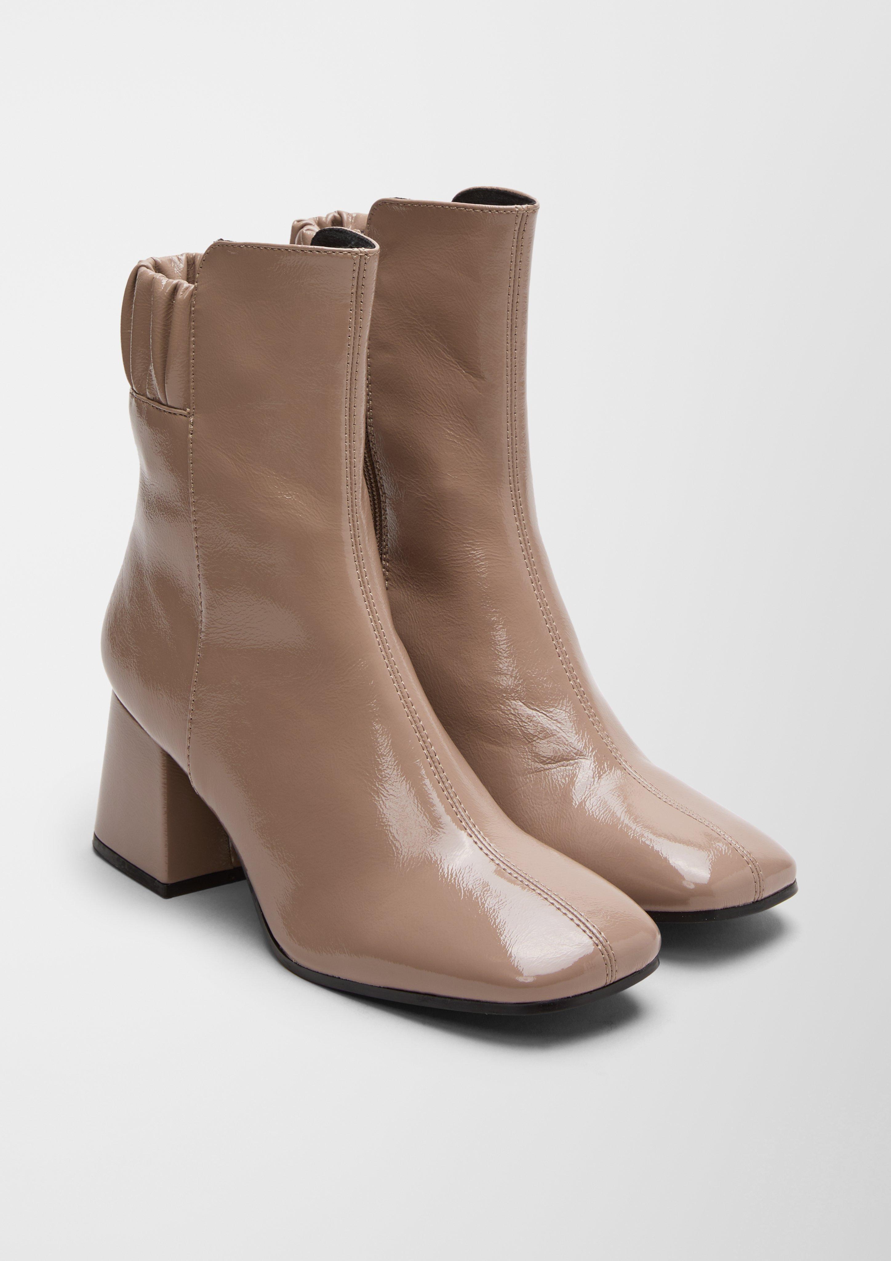 Stiefel in Lackleder-Optik  6006603-344
