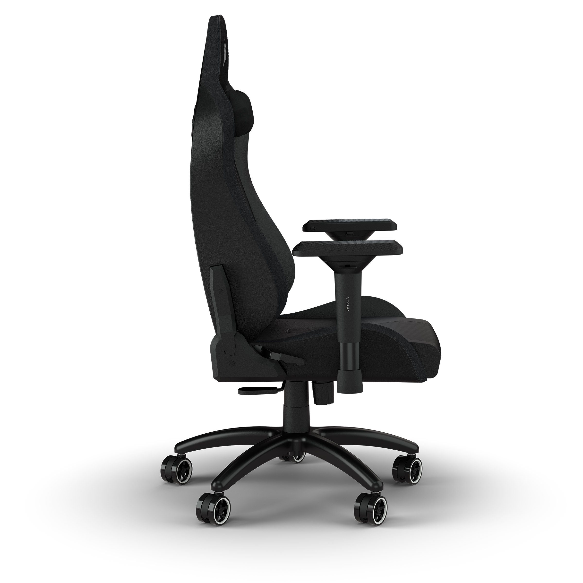 Corsair Gaming-Stuhl TC200 Leatherette Gaming Chair, Black/Black