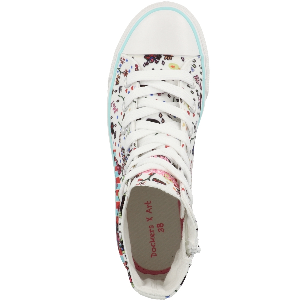 Dockers by Gerli 36UR211 X Art Limited Edition Sneaker mid weiss