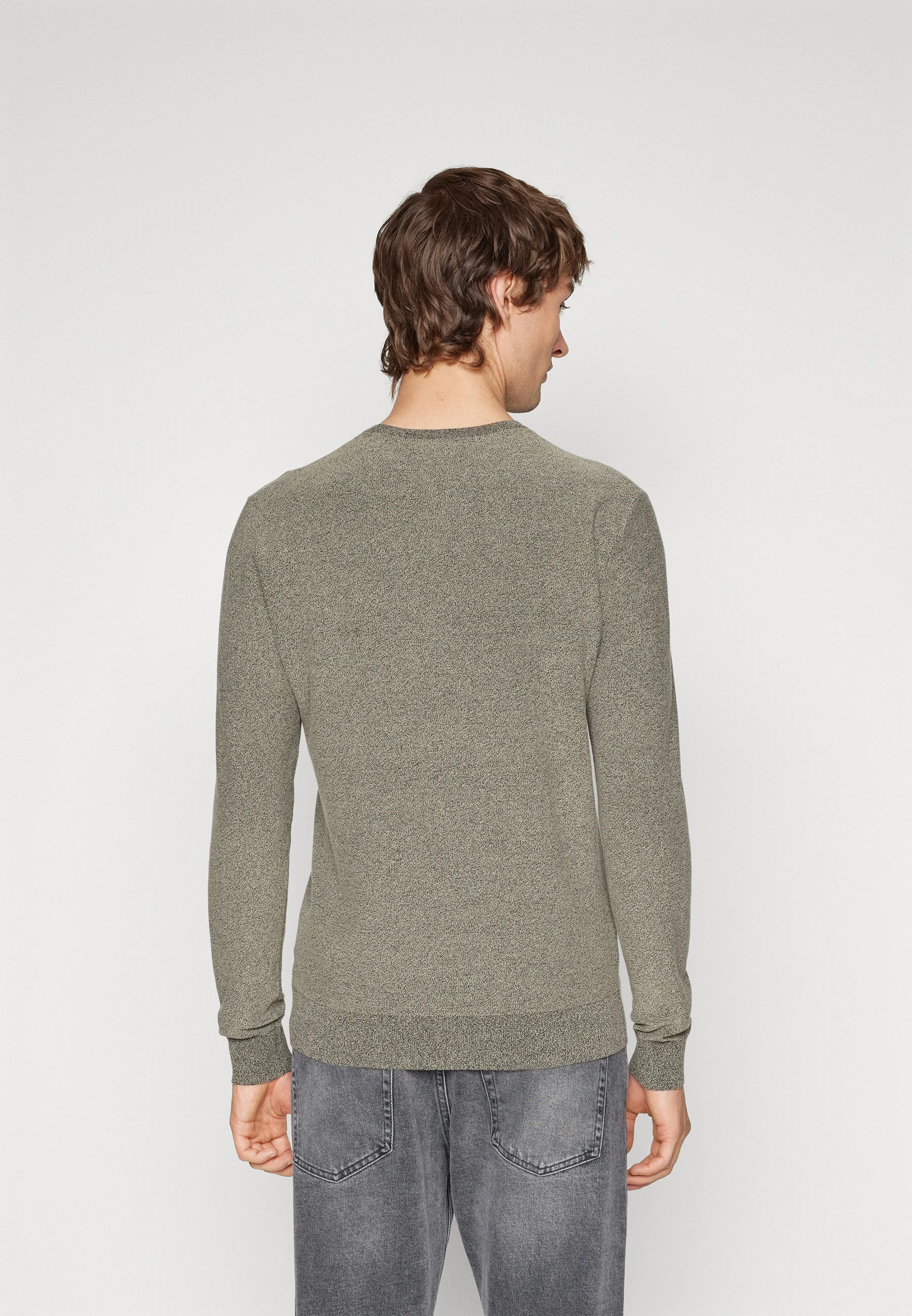 Calvin Klein MOULINE SWEATER - Jersey de punto