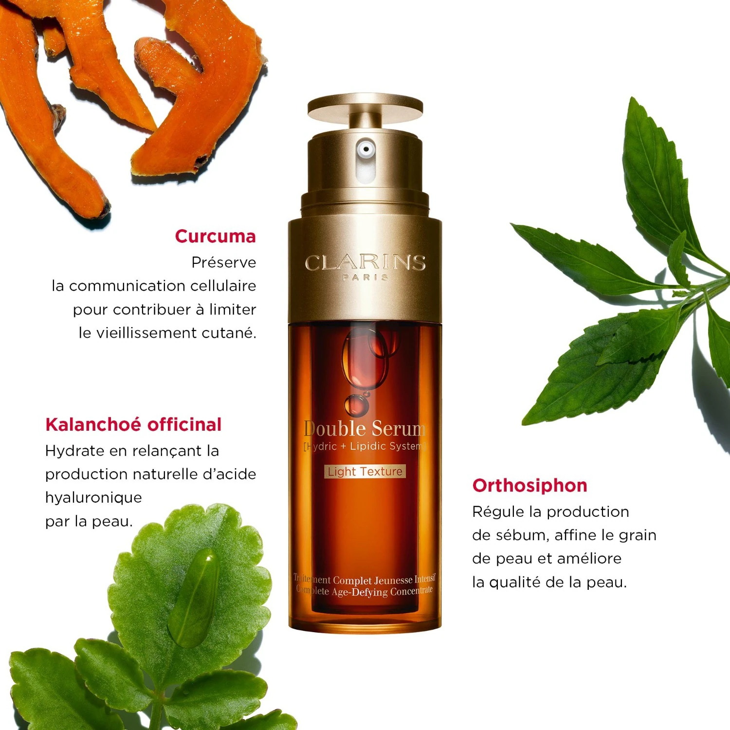 Clarins könnyű textúrájú