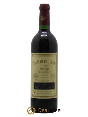 Château Brillette Cru Bourgeois  1998 - Lot de 1 Bouteille