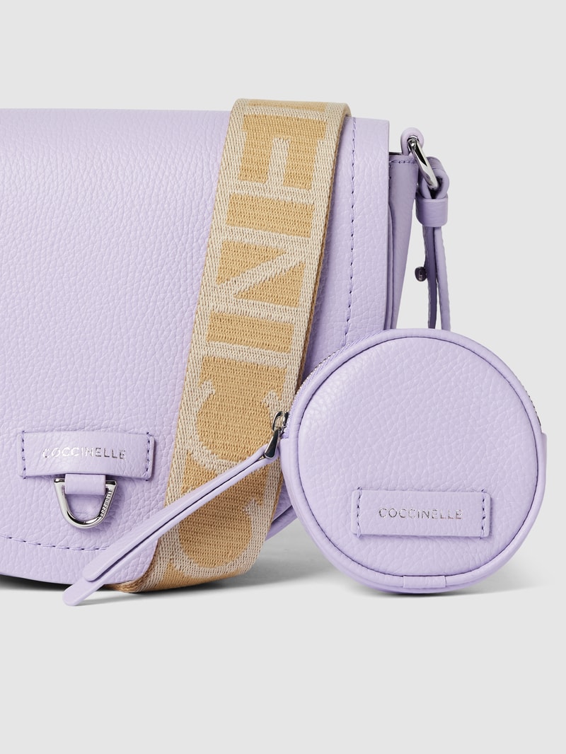 Saddle Bag mit Label-Detail Modell 'BLAIRE' in flieder