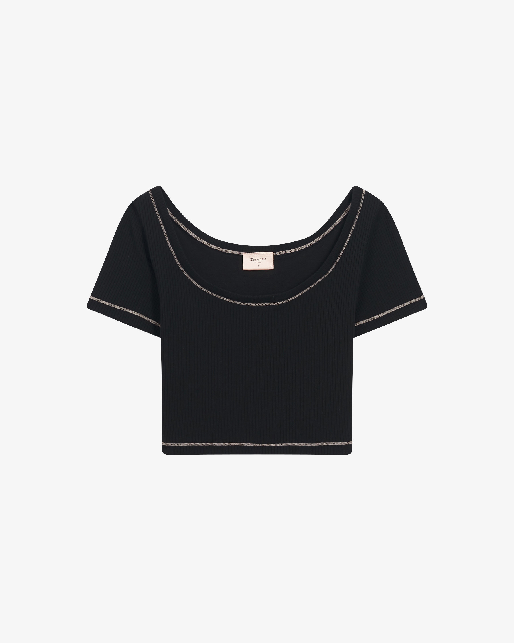 Ribbed short top