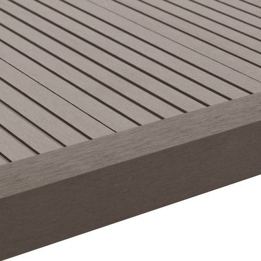 Teppichboden Winkelleisten 5 Stk. WPC 170 cm Dunkelbraun, vidaXL, Höhe: 4.5 mm