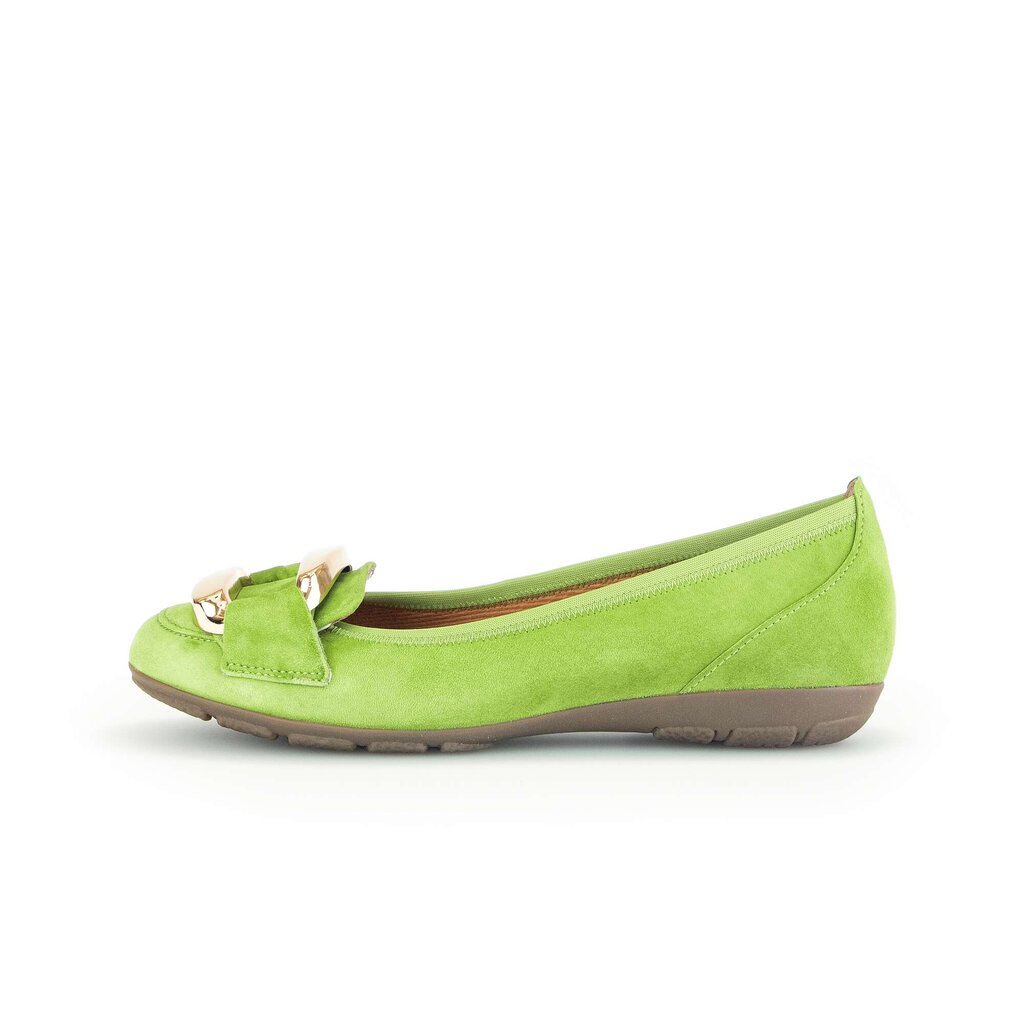 Gabor fashion Sportliche Ballerina grün