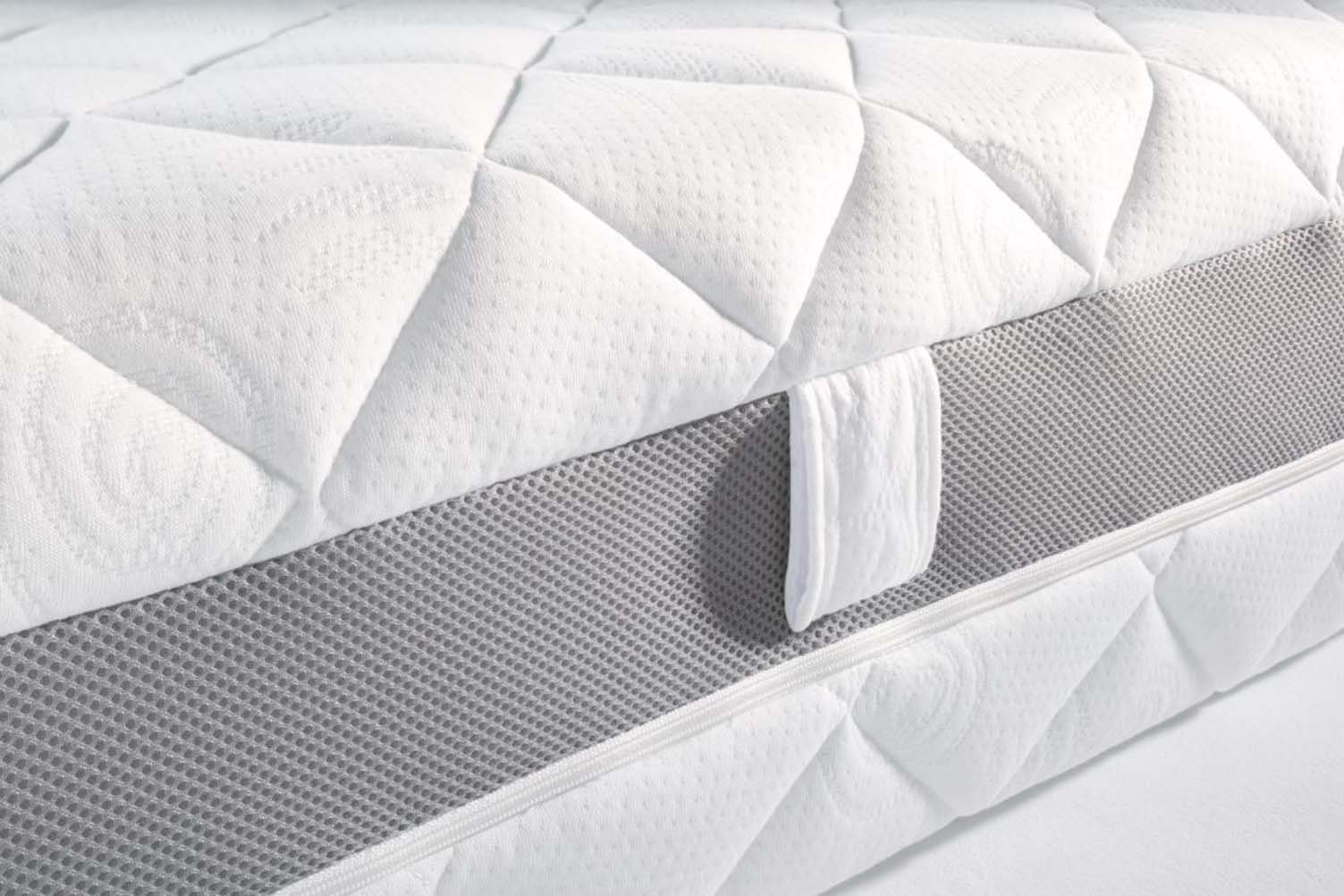 Taschenfederkernmatratze RIBECO Matratze RIBECO 1000 Eco, RIBECO, 25 cm hoch, (Hausstauballergiker geeignet), H3, Matratze, Federkern, angenehmer Liegekomfort, Preisknaller