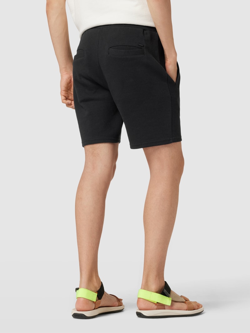 Sweatshorts mit Eingrifftaschen Modell 'Mavis' in schwarz