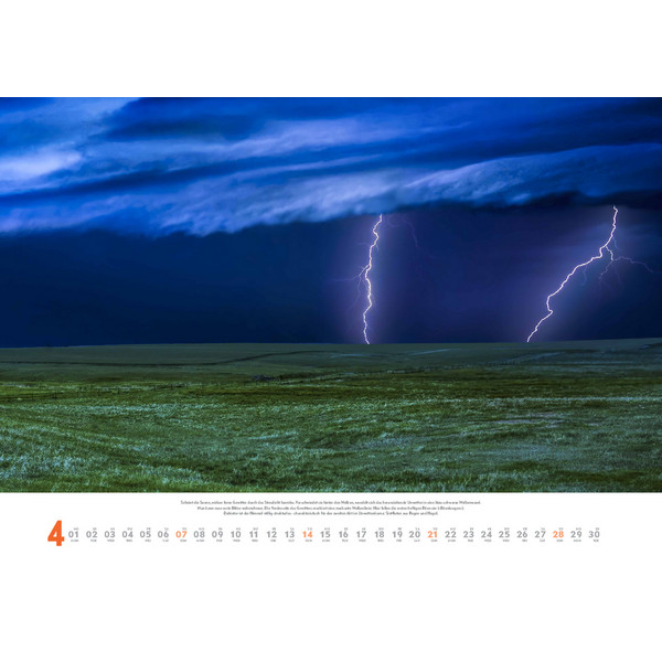 WETTERPHÄNOMENE 2024 - Kalender