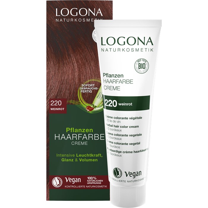 Pflanzen Haarfarbe Creme