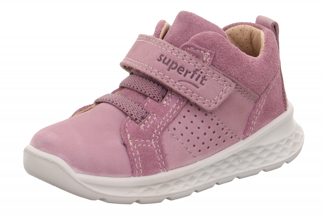 BREEZE - LilaSneaker low mit Klettverschluss