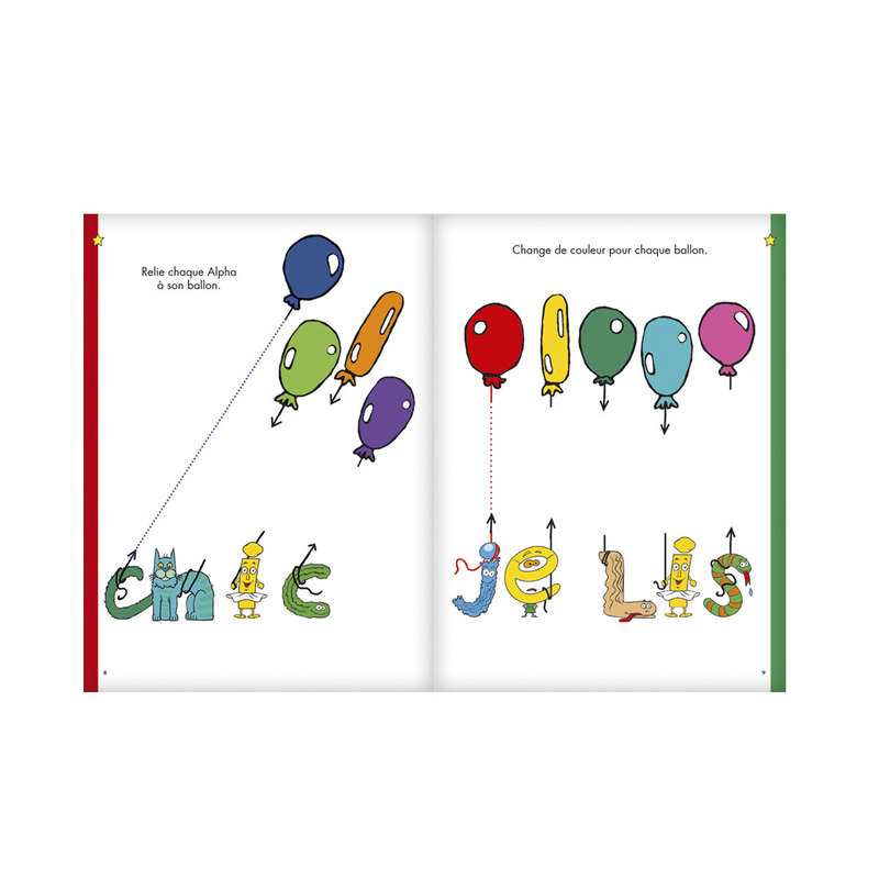 Livre Mon cahier de graphisme alphas - Récréalire