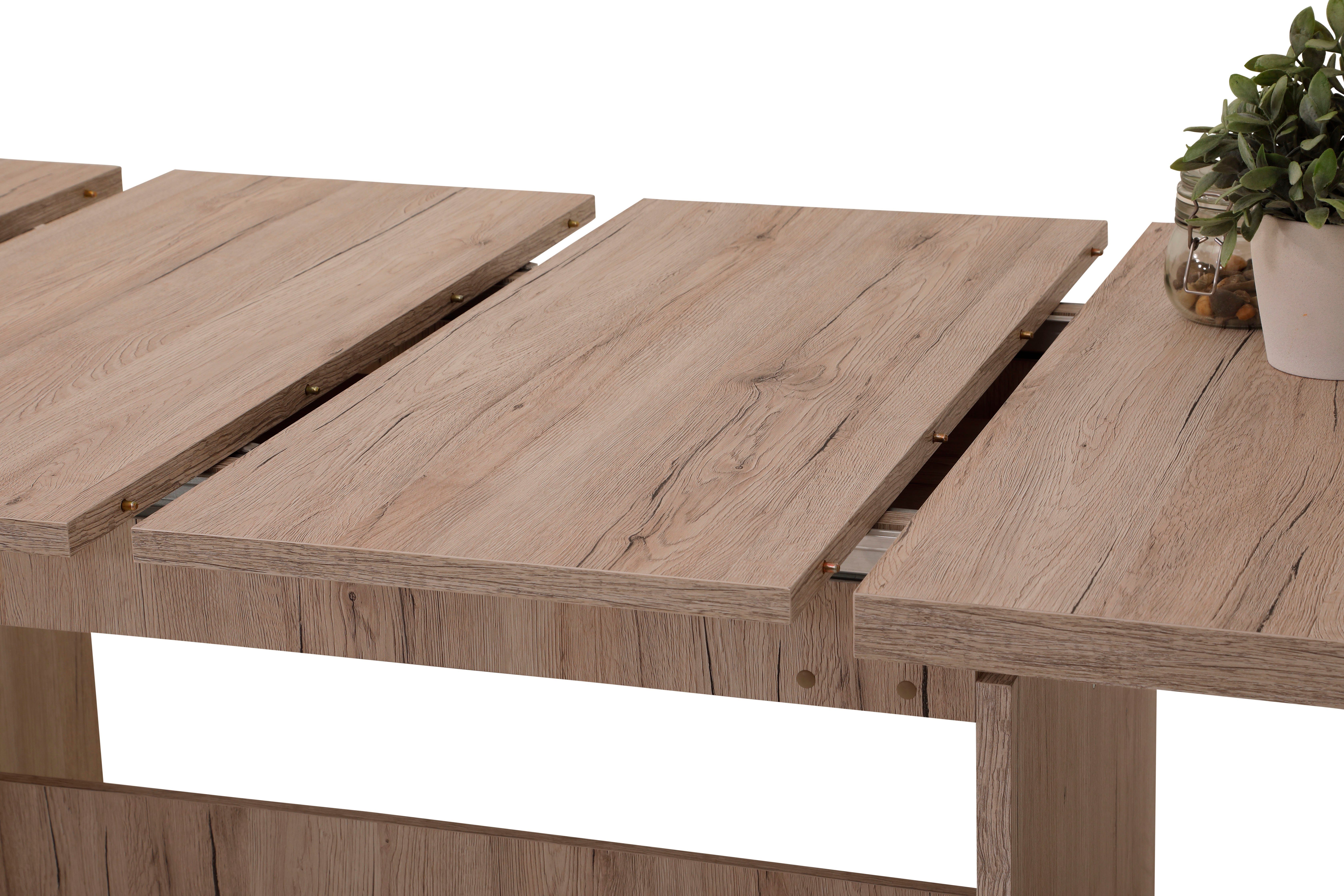 HELA Essgruppe, (Set, 11-tlg), Ausziebar 160 - 300 cm