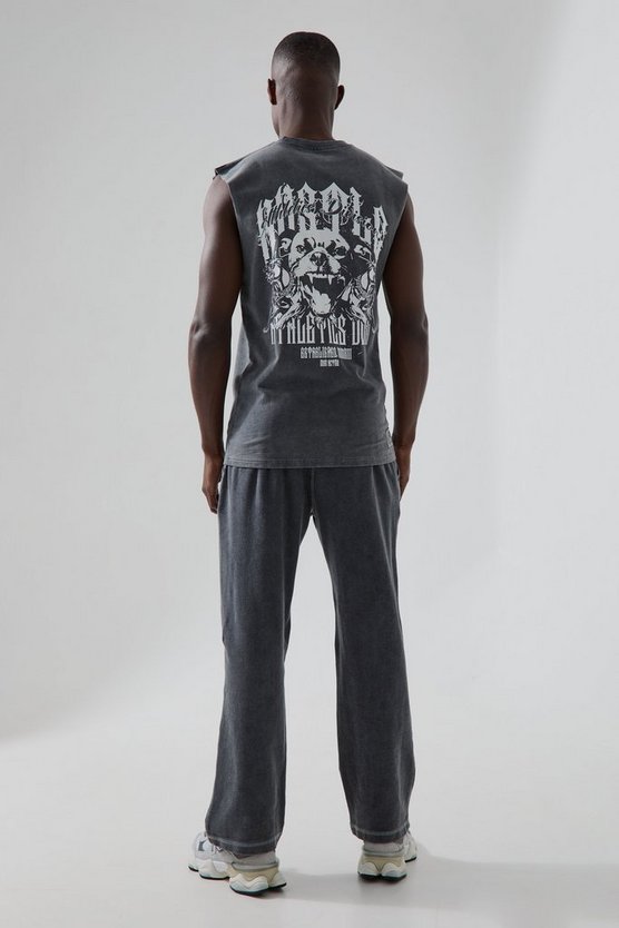 Man Active Tanktop mit Print