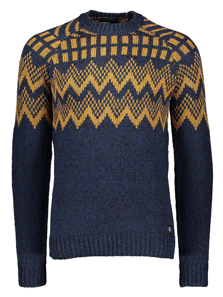 O'Neill Pullover in Dunkelblau/ Orange günstig kaufen