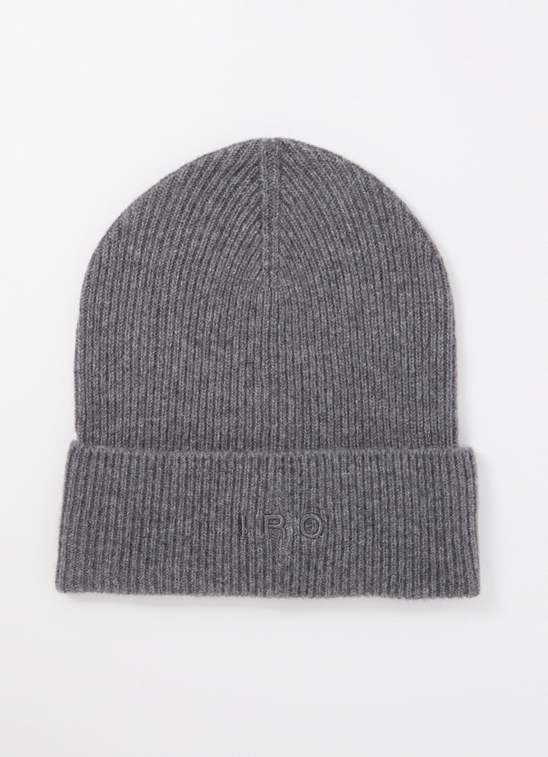 Șapcă IRO Tahoki din tricot fin de cașmir cu logo brodat.