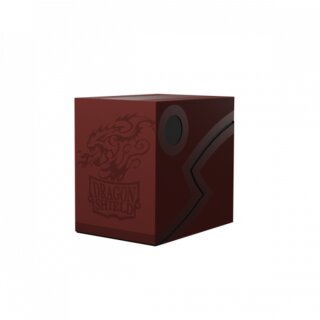 Dragon Shield Double Shell - Blood Red/Black