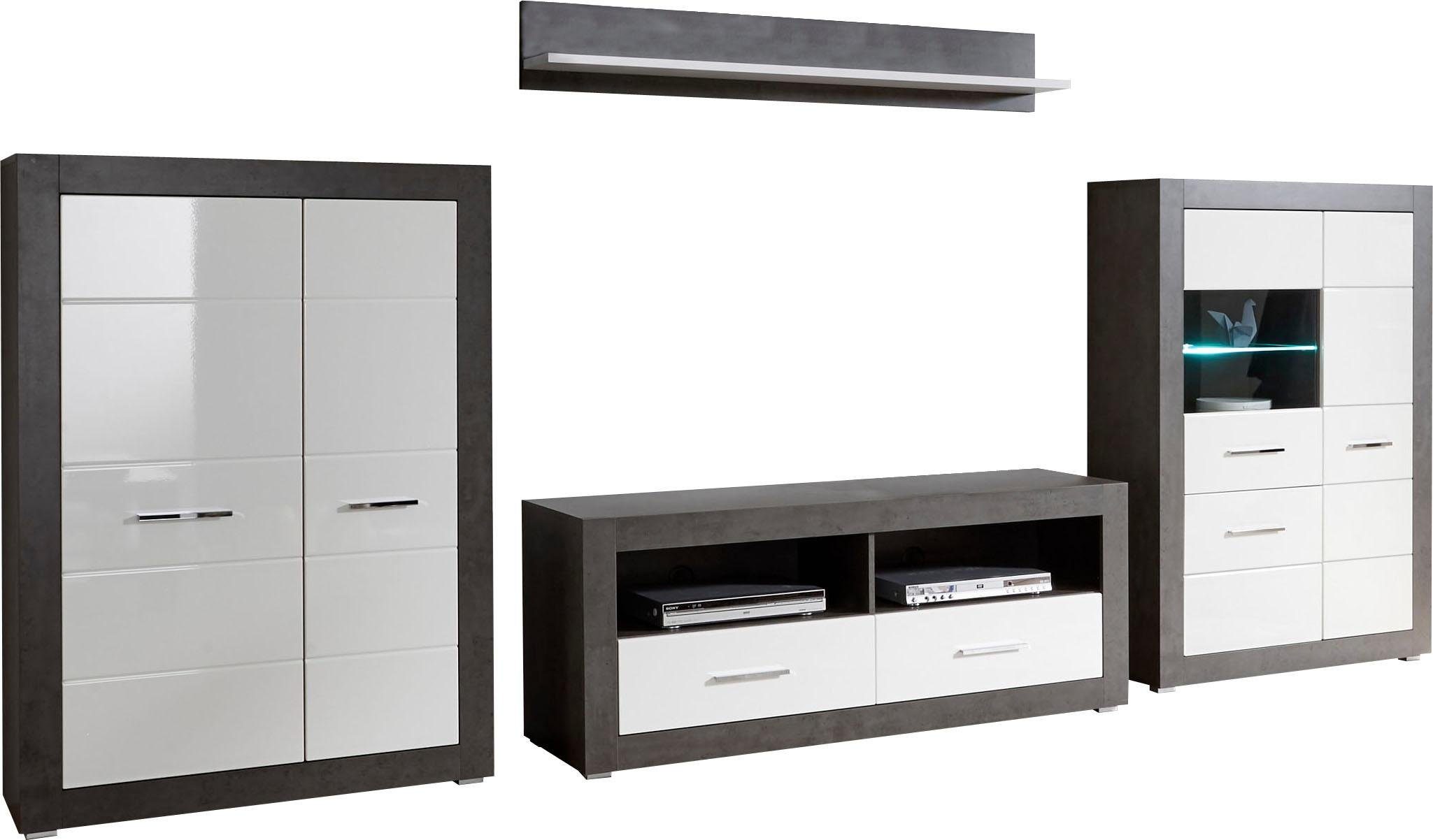 INOSIGN Wohnwand Etero, (Set, 4-St)