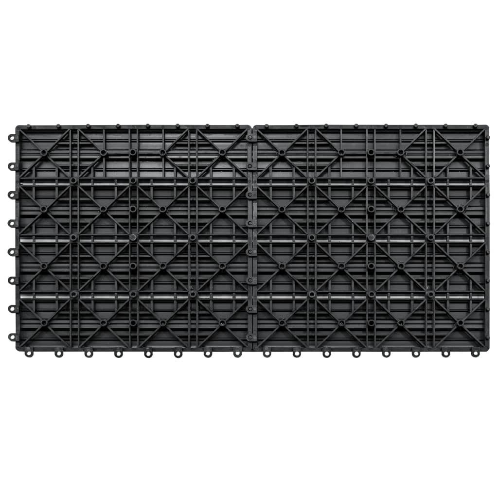 Teppichboden WPC-Fliesen 60×30 cm 6 Stk. 1m² Grau, vidaXL