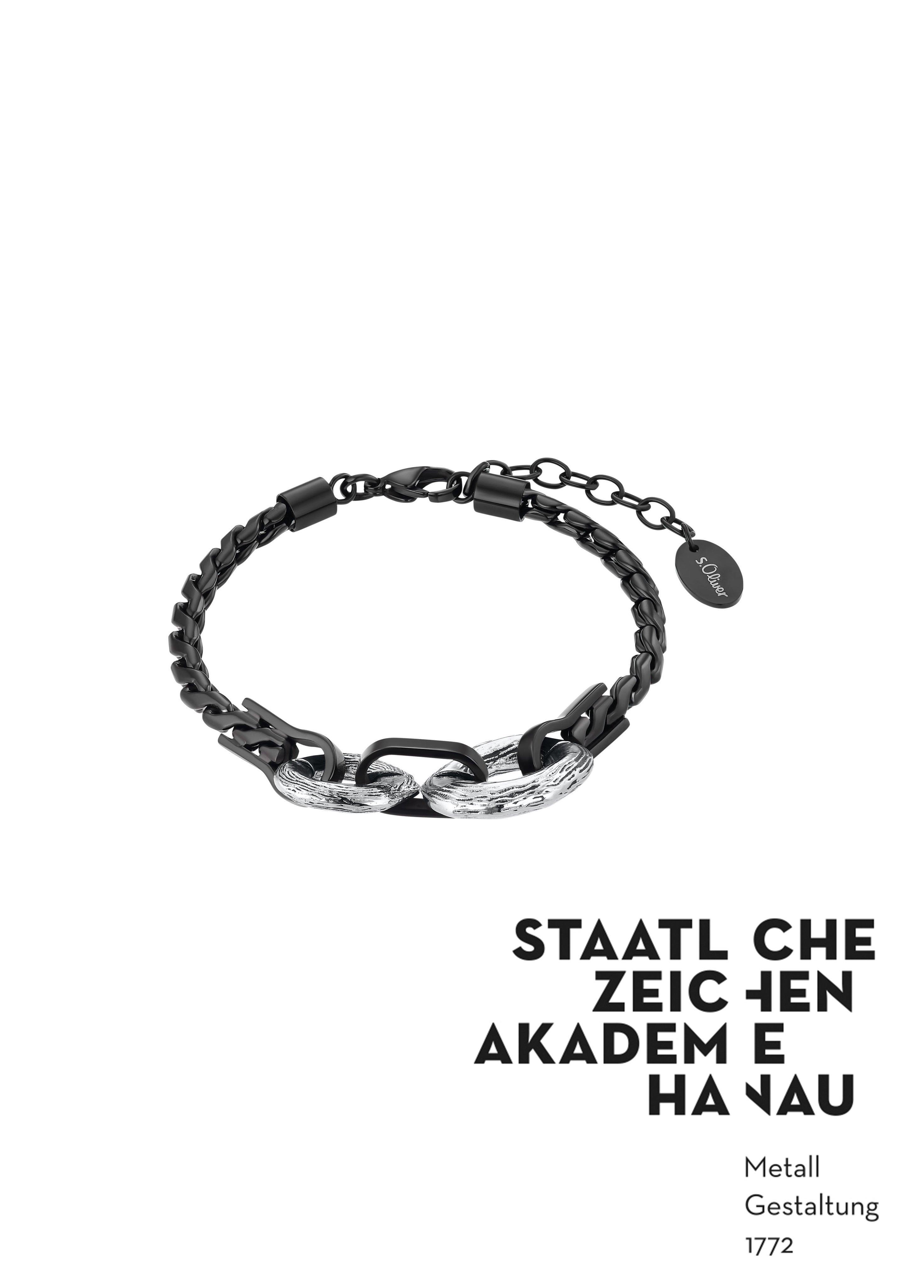 Bicolor-Armband aus Edelstahl  6009031-00B0