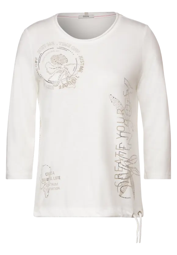CECIL Shirt mit Frontprints