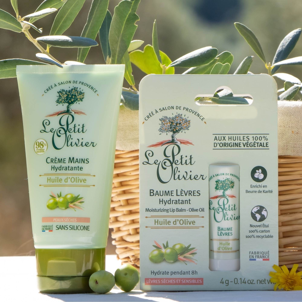 le petit olivier Baume Lèvres Hydratant Huile d'Olive Baume Lèvres - Lèvres Sèches & Sensibles