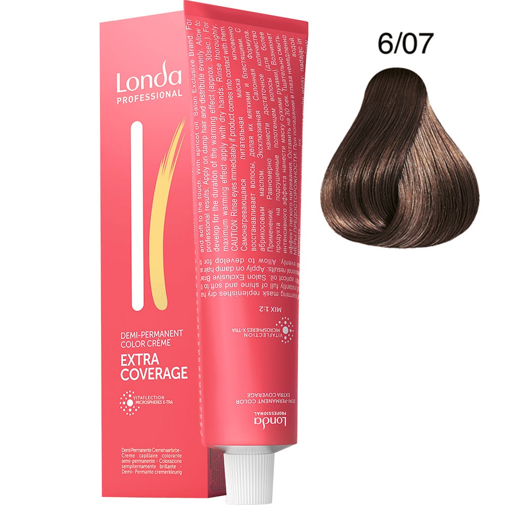 Londa Extra Coverage 6/07 dunkelblond natur-braun 60 ml
