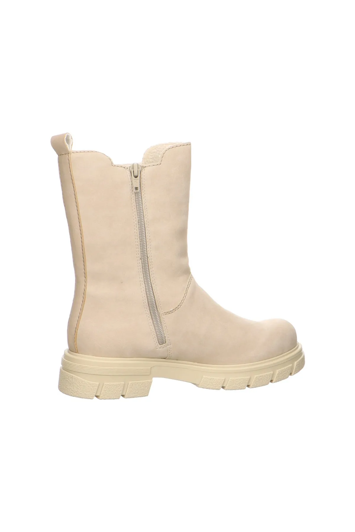 Rieker  Stiefelette - Beige - Flacher Absatz