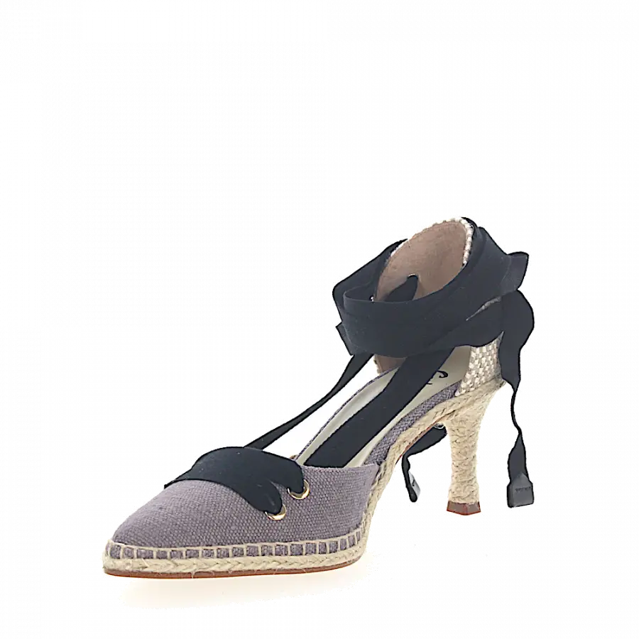 CASTAÑER BY MANOLO BLAHNIK - Espadrilles MANOLO MEDIUM Textil beige grau - grau