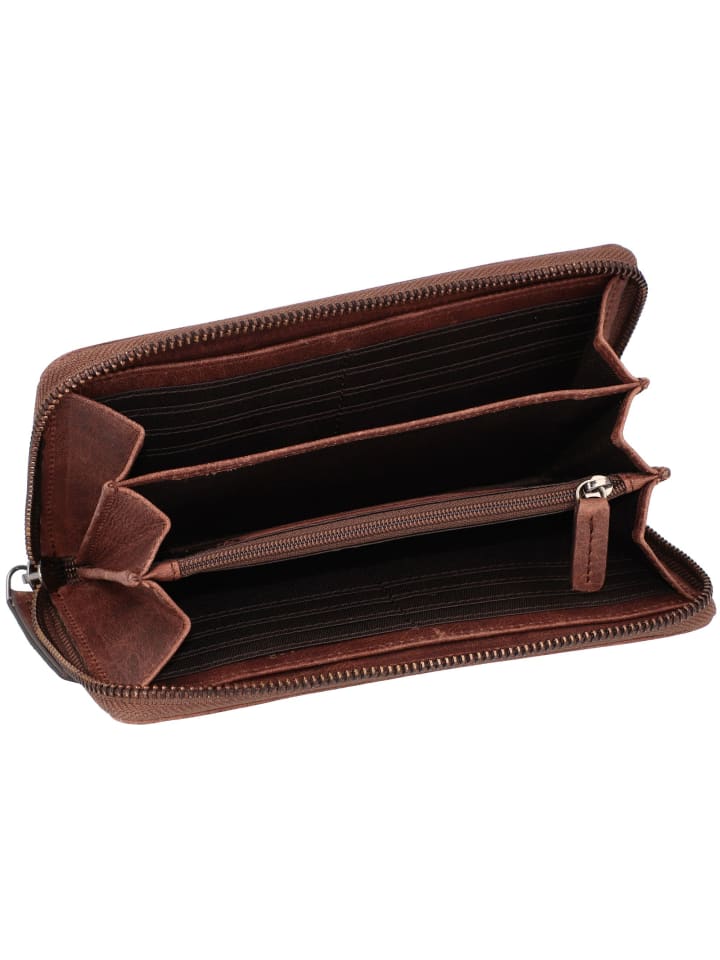 Police PT16-10369 Geldbörse Leder 20 cm in brown günstig kaufen onesize