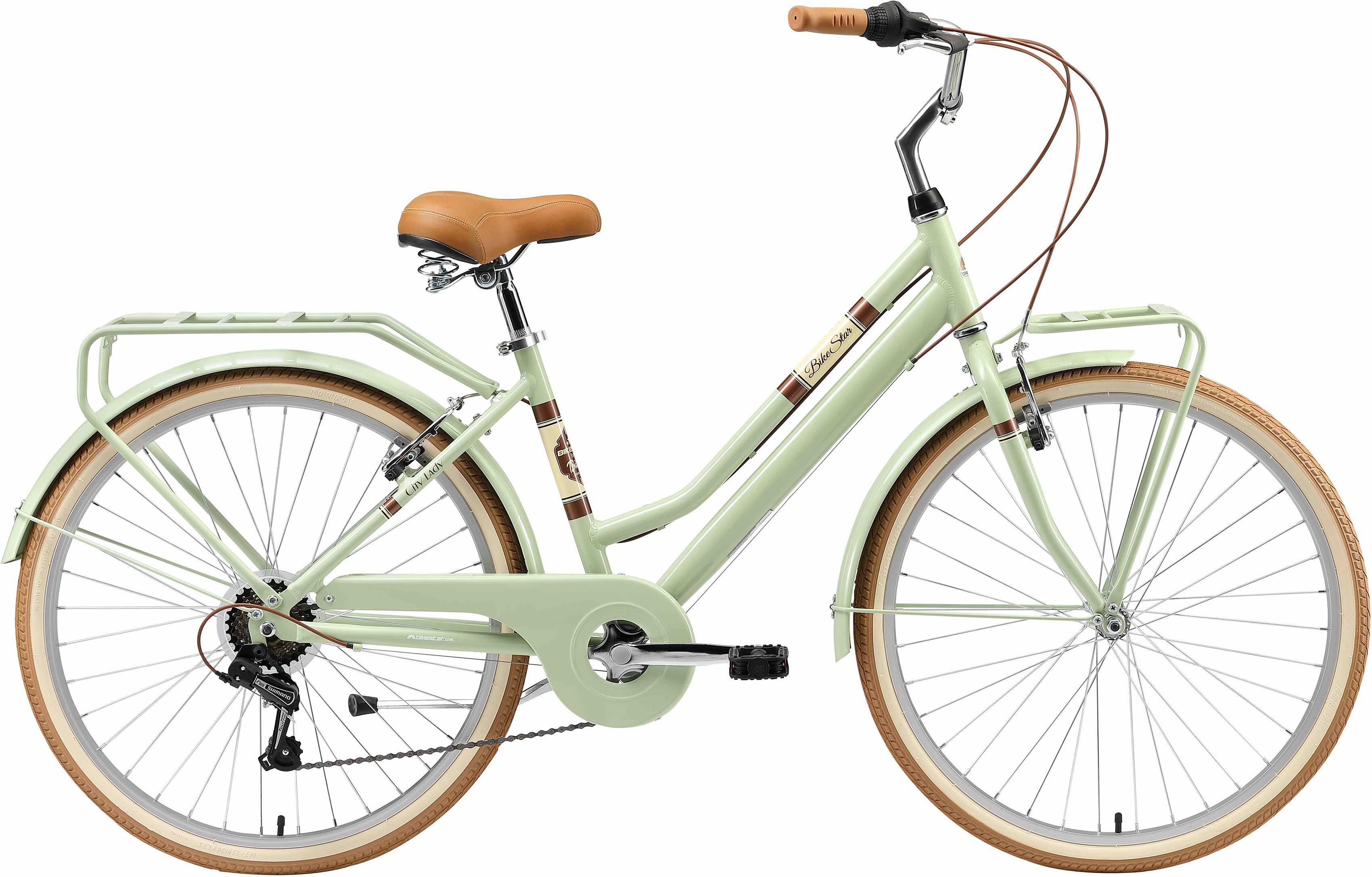 Bikestar Cityrad, 7 Gang Shimano RD-TY21 Schaltwerk, Kettenschaltung